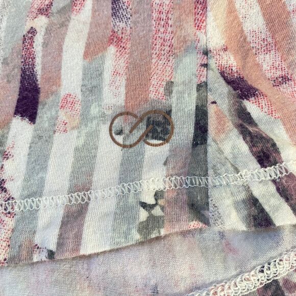 Calia Racerback Keyhole Tank Top Womens Size XS Multicolor Stripes Floral - Picture 7 of 12